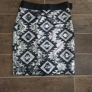 NWT The Limited sequins pencil skirt